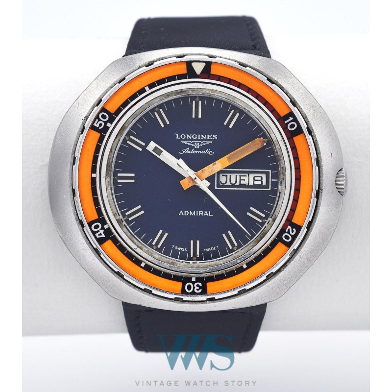 LONGINES (Diver Admiral Automatic "Big Orange" / ref. 8557), vers 1972