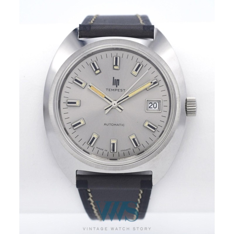 LIP (Tempest Automatic Date - Light Grey / ref. 43811), vers 1975