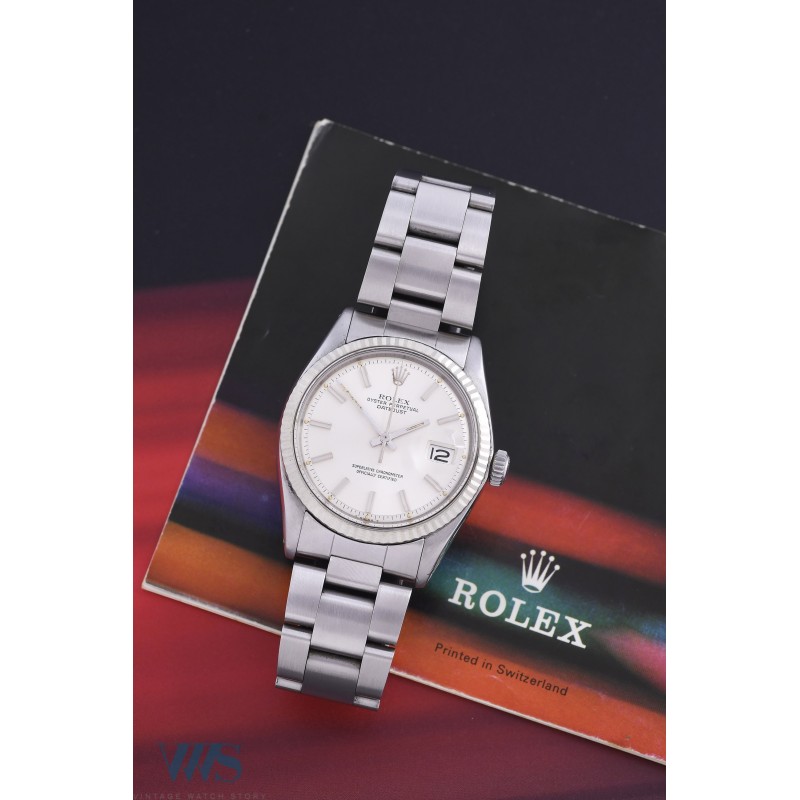 ROLEX (Oyster Perpetual DateJust 36 - Silver / ref. 1601), vers 1973