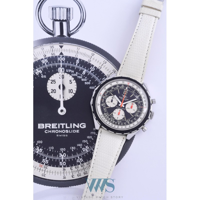 BREITLING (Chronographe Navitimer / Long Playing Tri-Compax / ref. 0816), vers 1967