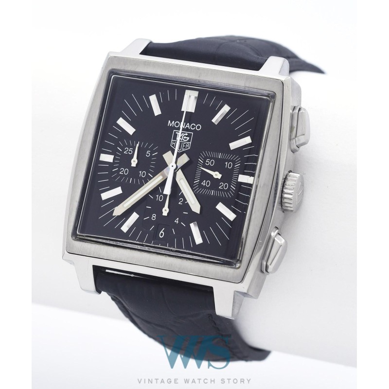 TAG HEUER (Chronographe Monaco Black / ref. CW2111-0), vers 2006