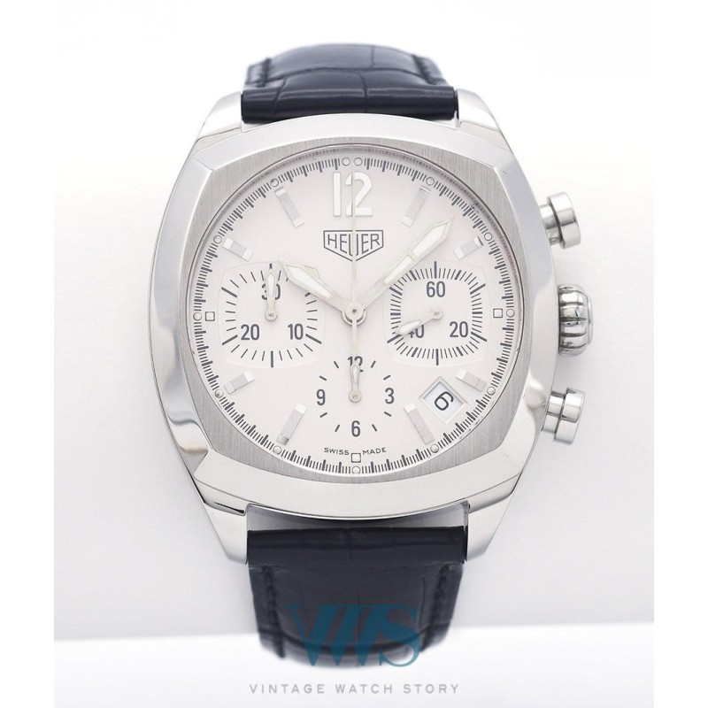 HEUER (Chronographe pilote Monza / White - Classics Re-edition / ref.