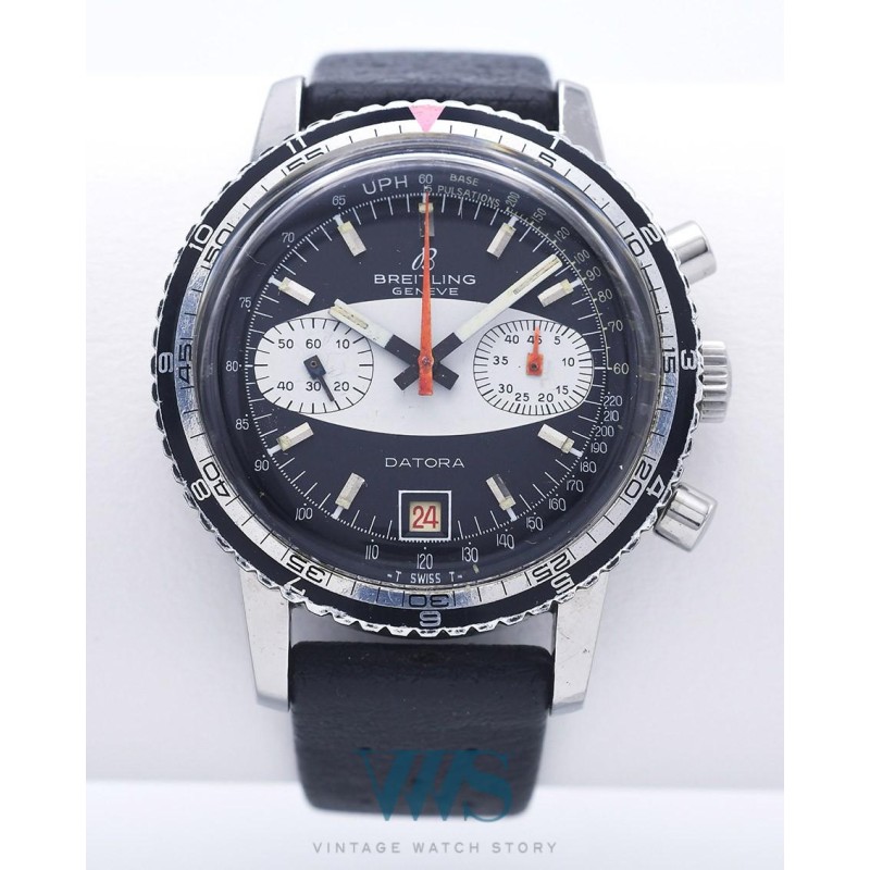 BREITLING (Chronographe Datora - Black / Panda / ref. 2031), vers 1969