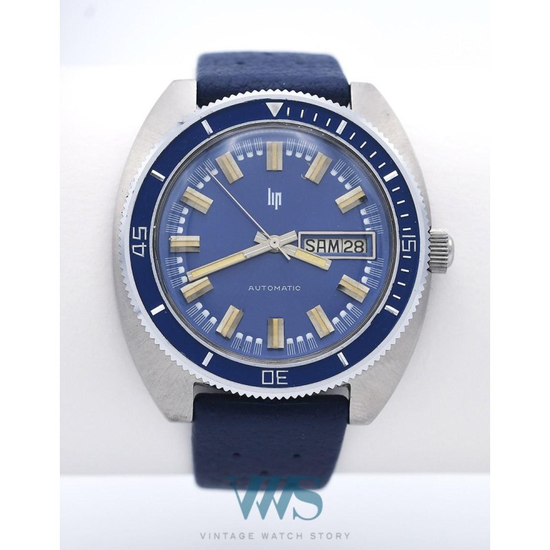 LIP (Diver Automatic Day-Date - Blue 20 ATU / ref. 43783), vers 1970