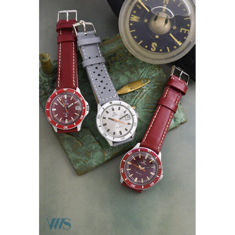 OMEGA (Genève Diver Amirauté Date / Automatic - Logo Red . ref. 166.054), vers 1970