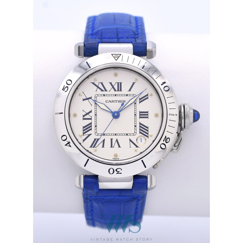 CARTIER (Pasha GT - Date / Silver / ref. 1030 1), vers 1987