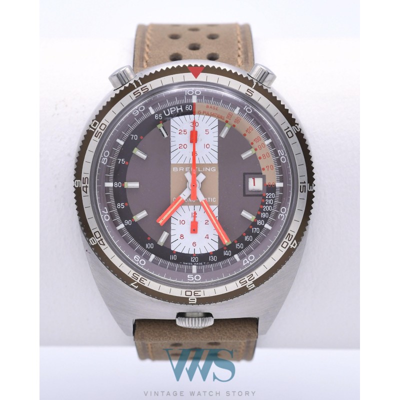 BREITLING (Chronographe Pult / Pupitre - Chrono-Matic Chocolat / ref. 7101), vers 1971