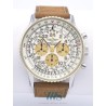 BREITLING (Chronographe Old Navitimer Cosmonaute / Or & Acier / ref. 81600F/B12019), vers 1991