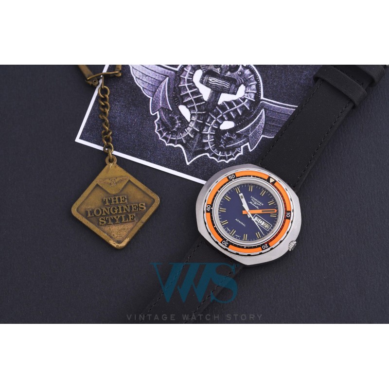 LONGINES (Diver Admiral Automatic / Soucoupe "Big Orange" / ref. 8557), vers 1972