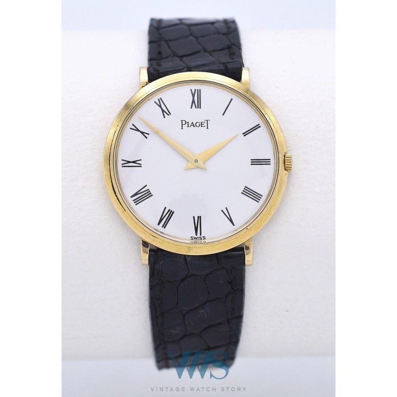 PIAGET (Classic Ultrathin Romaine Lady White - Or Jaune / ref. 9012),