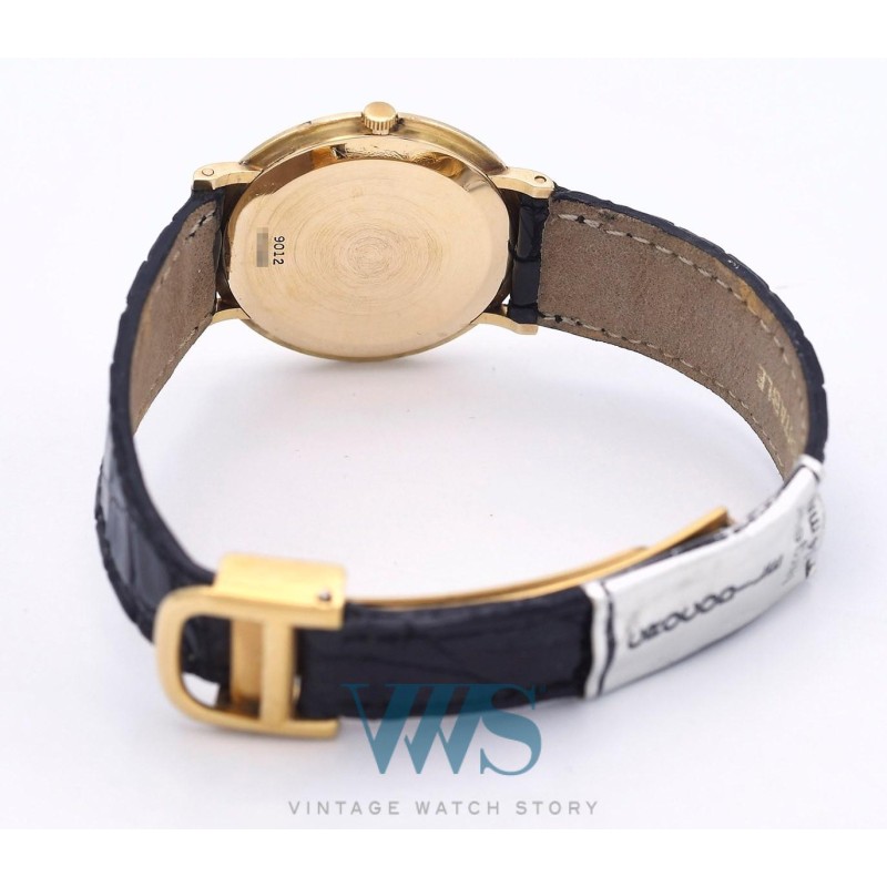 PIAGET (Classic Ultrathin Romaine Lady White - Or Jaune / ref. 9012), vers 1965