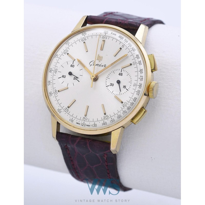 LIP (CHRONOGRAPHE GENÈVE TOP TIME 1 Génération / PLAQUE OR JAUNE / ref