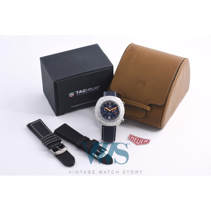 HEUER (CHRONOGRAPHE CALCULATOR - CHRONO-MATIC / BLUE / ref. 110.633 M), vers 1974