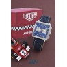 TAG HEUER (CHRONOGRAPHE MONACO BLUE / Steve McQueen / ref. CW2113.FC6183), vers 2005