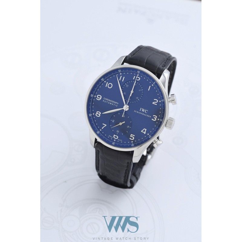 IWC (Chronographe Portugaise - Blue / ref. IW371491), vers 2018