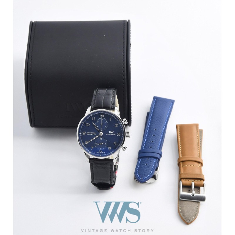 IWC (Chronographe Portugaise - Blue / ref. IW371491), vers 2018