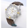 BREITLING (Chronographe Cockpit Automatic Date - White / Or & Acier / ref. B30012), vers 2000