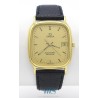 OMEGA (SEAMASTER QUARTZ / ELLIPSE PLAQUÉ OR / ref. 1430), vers 1987