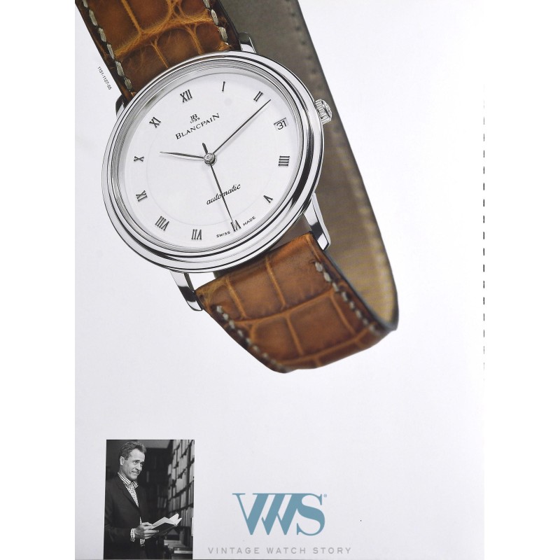 BLANCPAIN (Villeret Automatic Ultra Slim - Or & Acier / ref. 1151-1318-58), vers 1998