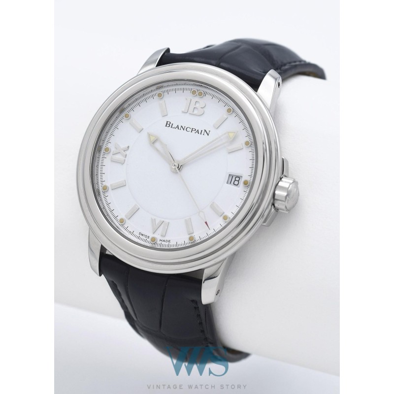 BLANCPAIN (Léman Ultra Slim Date - White / ref. 2100-1127-53A), vers 1995