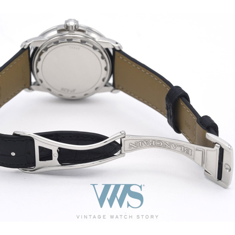 BLANCPAIN (Léman Ultra Slim Date - White / ref. 2100-1127-53A), vers 1995