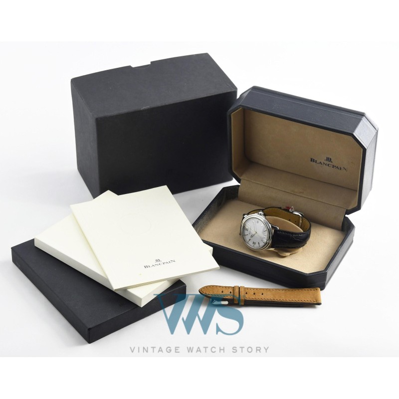 BLANCPAIN (Léman Ultra Slim Date - White / ref. 2100-1127-53A), vers 1995