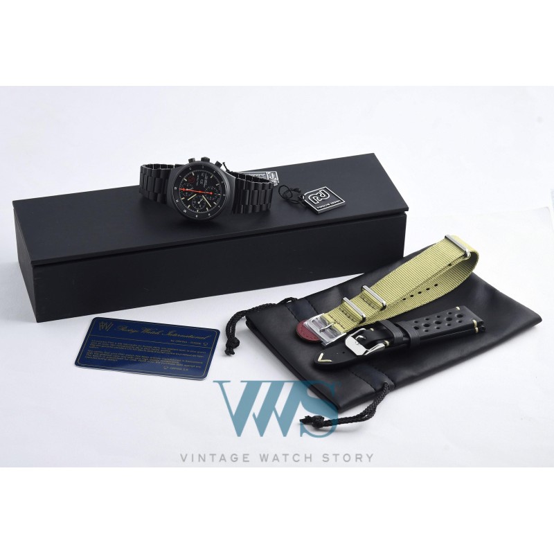 PORSCHE DESIGN (CHRONOGRAPHE MILITARY  BLACK by ORFINA / OTAN / ref. 7177), vers 1980