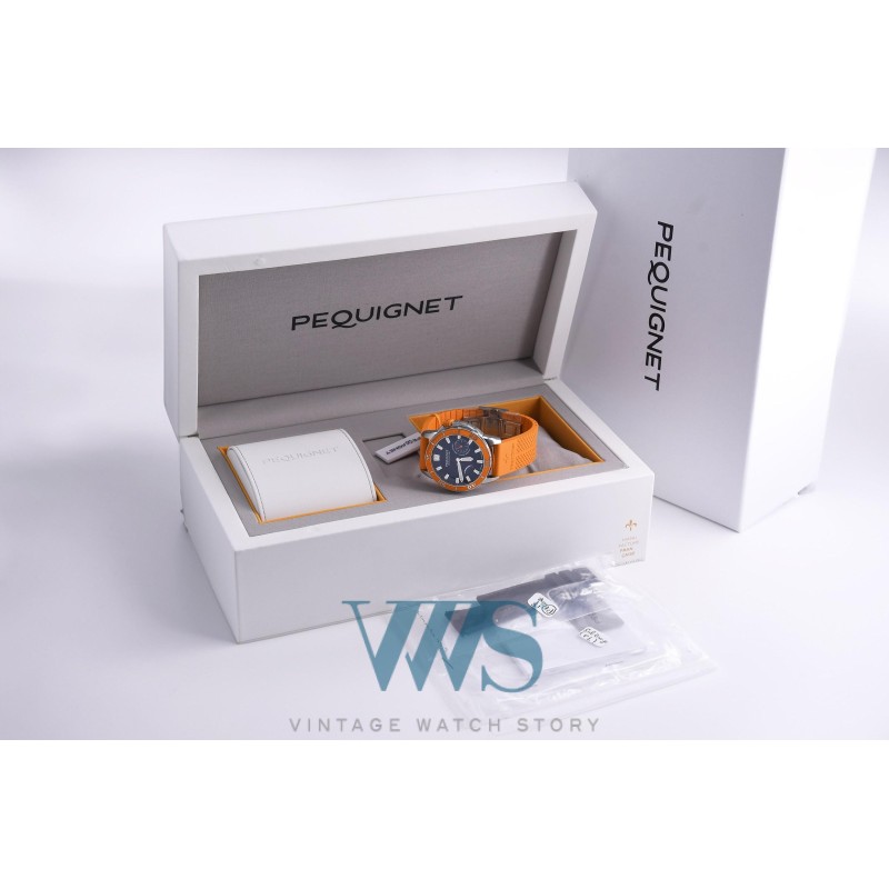 PEQUIGNET (Submarine Royal 300 M / Orange / ref. 9050343/39), vers 2018