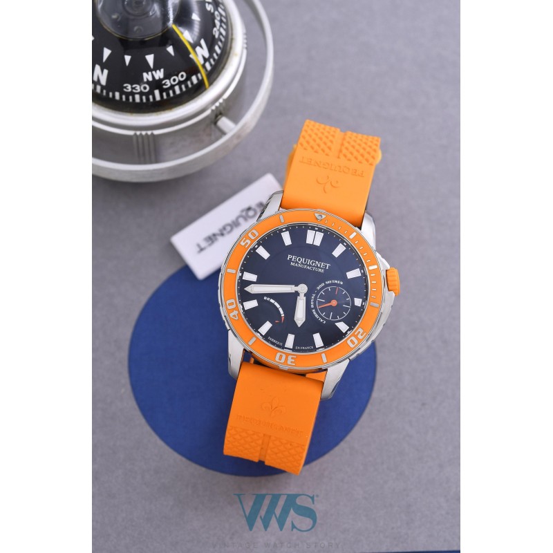 PEQUIGNET (Submarine Royal 300 M / Orange / ref. 9050343/39), vers 2018