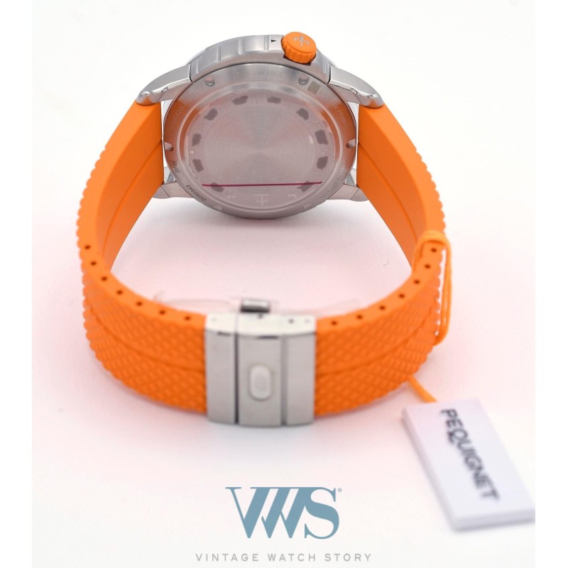 PEQUIGNET (Submarine Royal 300 M / Orange / ref. 9050343/39), vers 2018