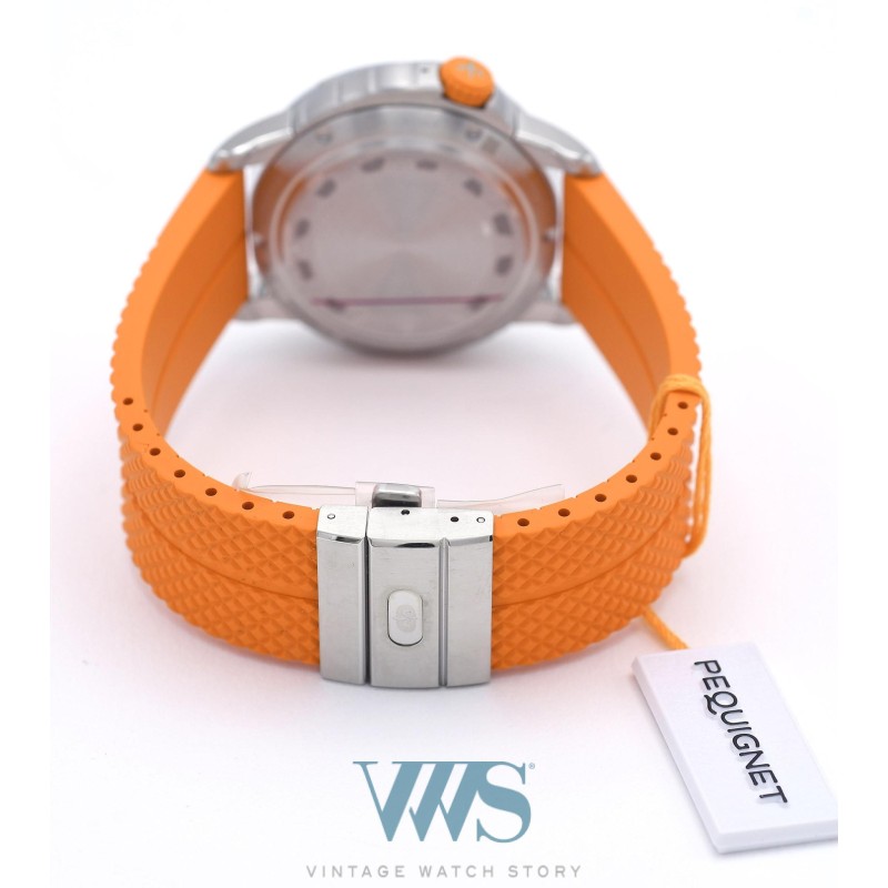 PEQUIGNET (Submarine Royal 300 M / Orange / ref. 9050343/39), vers 2018