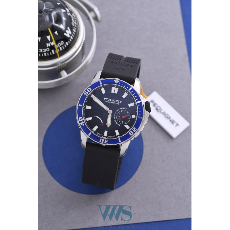 PEQUIGNET (Submarine Royal 300 M / Blue / ref. 9051443 CN), vers 2018