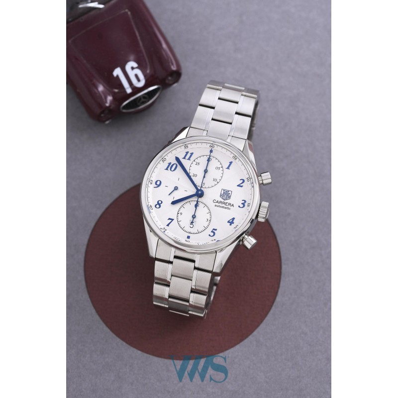 TAG HEUER (CHRONOGRAPHE CARRERA 16 - Héritage Silver / ref. CAS2111), vers 2019