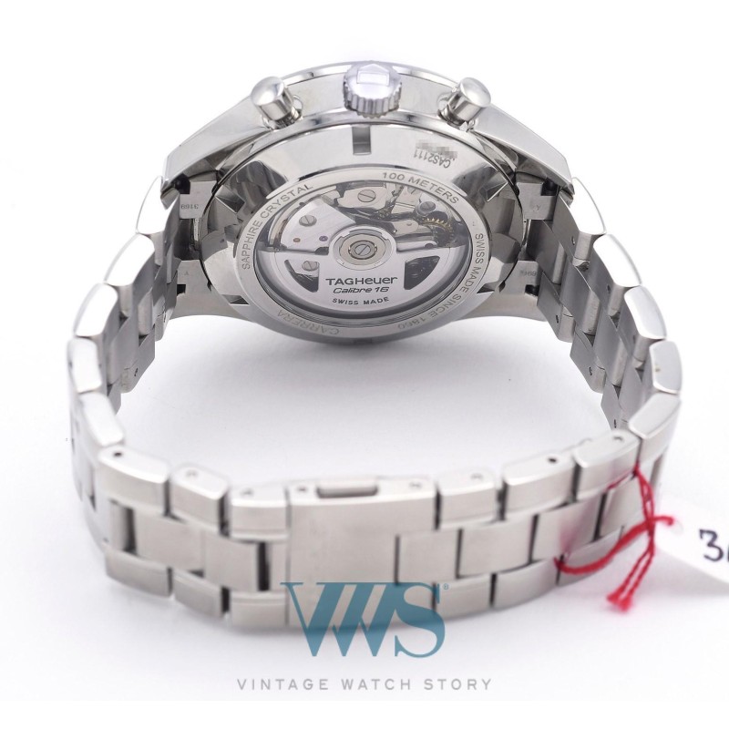 TAG HEUER (CHRONOGRAPHE CARRERA 16 - Héritage Silver / ref. CAS2111), vers 2019