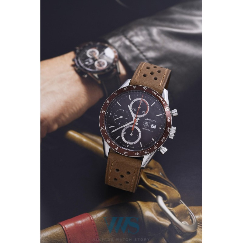 TAG HEUER (Chronographe Grand Carrera 16 Automatic - Brown / ref. CV2013-2), vers 2010