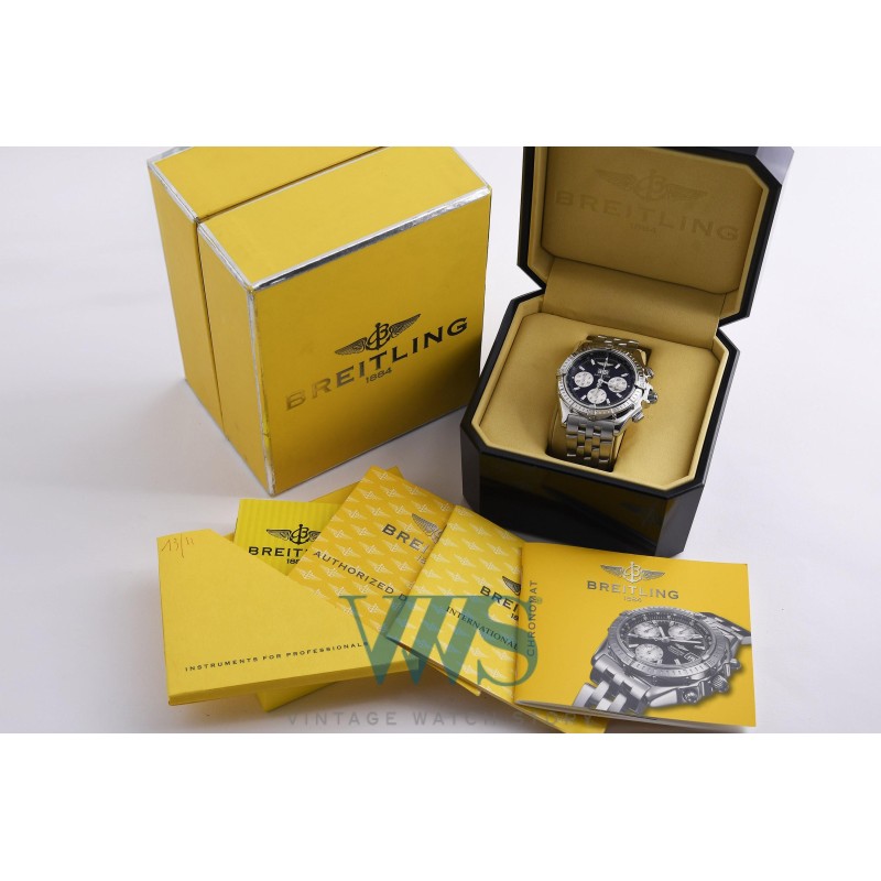 BREITLING (Chronographe Crosswind Spécial Grande Date - Black / ref. A44355), vers 2005