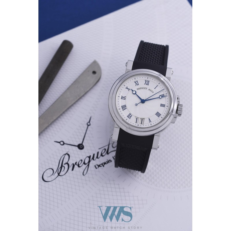 BREGUET (Marine acier Automatique - Silver / Grande Date / ref. 5817ST/12/5V8), vers 2008