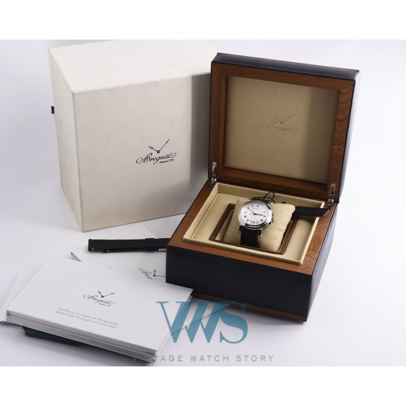 BREGUET (Marine acier Automatique - Silver / Grande Date / ref. 5817ST/12/5V8), vers 2008