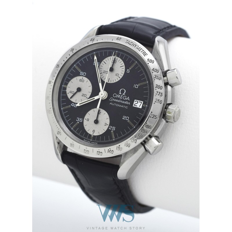 OMEGA (Chronographe Speedmaster Reduced / Panda - Black & Silver / ref. 175.0043), vers 1991