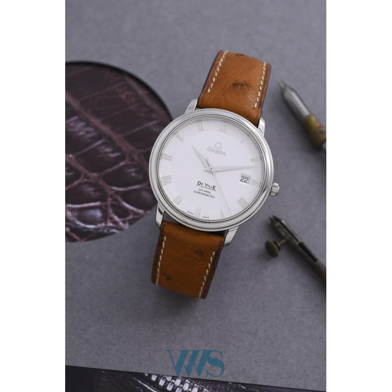 OMEGA (De Ville Prestige / Chronomètre Co-Axial Date - Silver / ref. 168.1057), vers 2008
