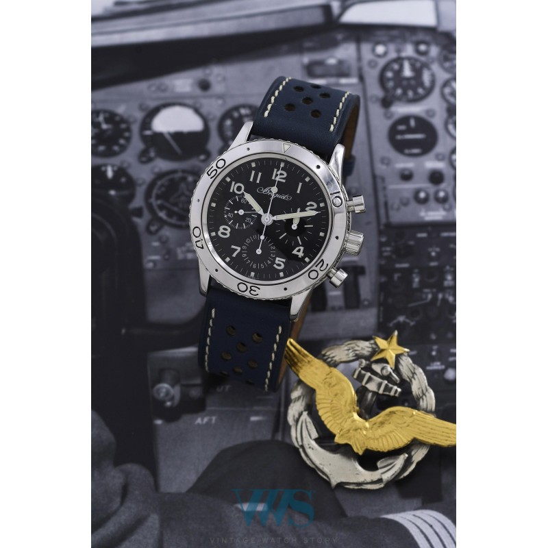BREGUET (Chronographe Type 20 / Tritium - Aéronavale ref. 3800ST/92/9W6), vers 1998