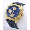 BREITLING (Chronographe Chronomat Or Jaune - Blue & Gold / ref. 87950), vers 1995