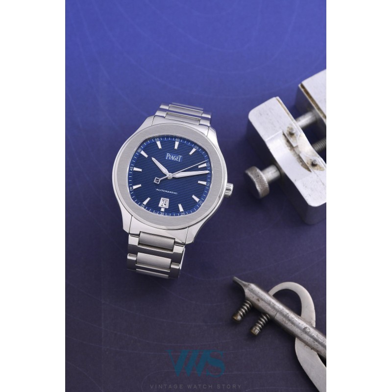 PIAGET (POLO SPORT DATE / BLUE / ref. P11268/G0A41002), vers 2021