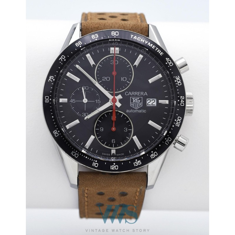 TAG HEUER (Chronographe Carrera Automatic Calibre 16 - Black / ref. CV2014-0), vers 2008