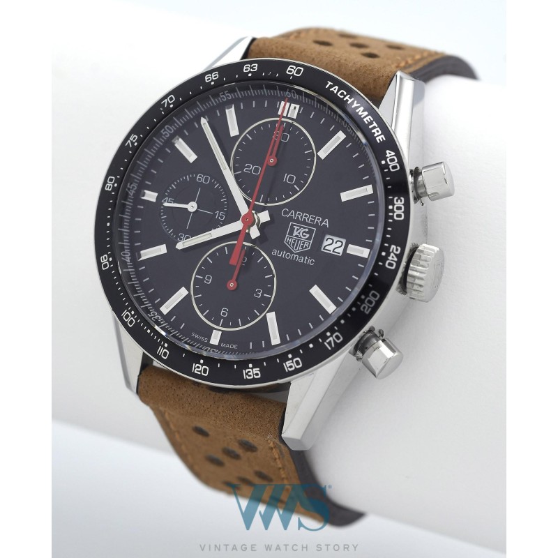 TAG HEUER (Chronographe Carrera Automatic Calibre 16 - Black / ref. CV2014-0), vers 2008
