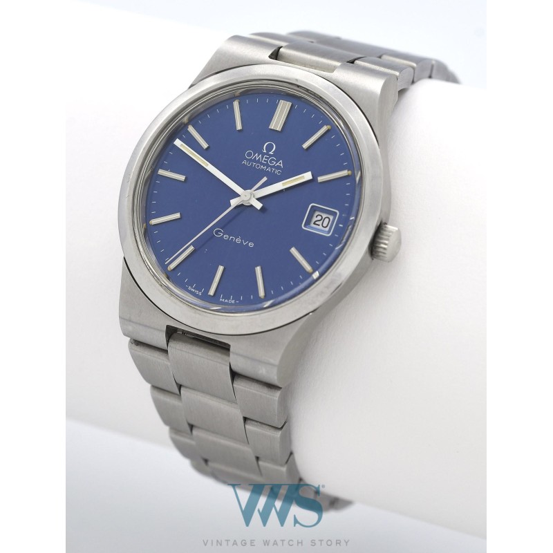 OMEGA (Genève Sport Automatic Blue - Day Date / ref. 166.0174), vers 1973