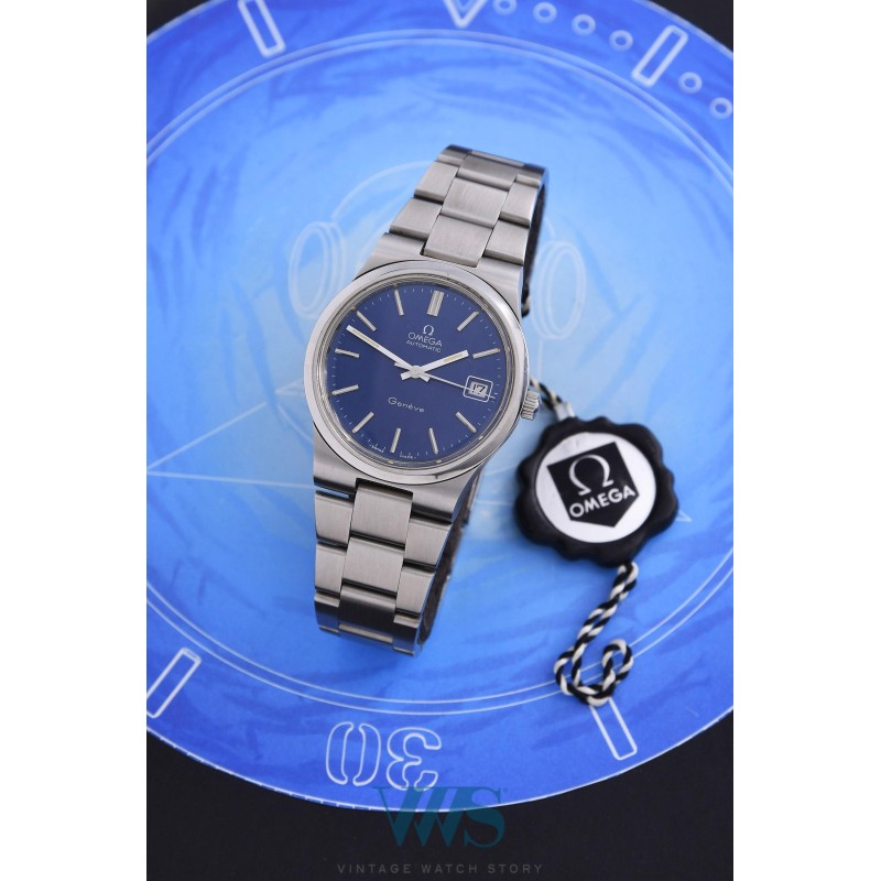 OMEGA (Genève Sport Automatic Blue - Day Date / ref. 166.0174), vers 1973