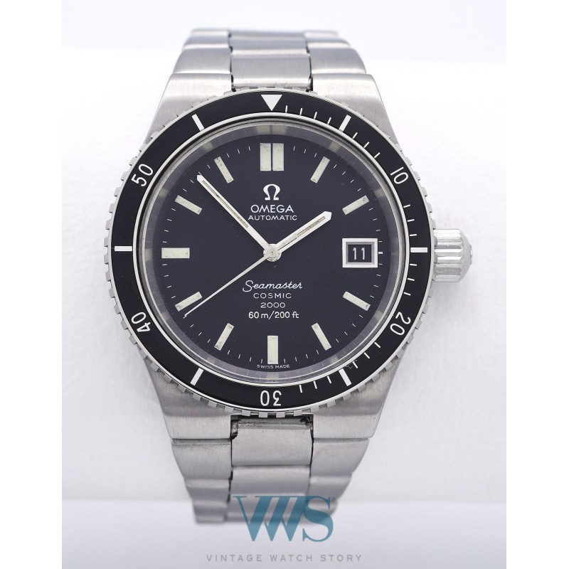 OMEGA (Seamaster Cosmic 2000 - Date / 1ère Génération Acier / ref.