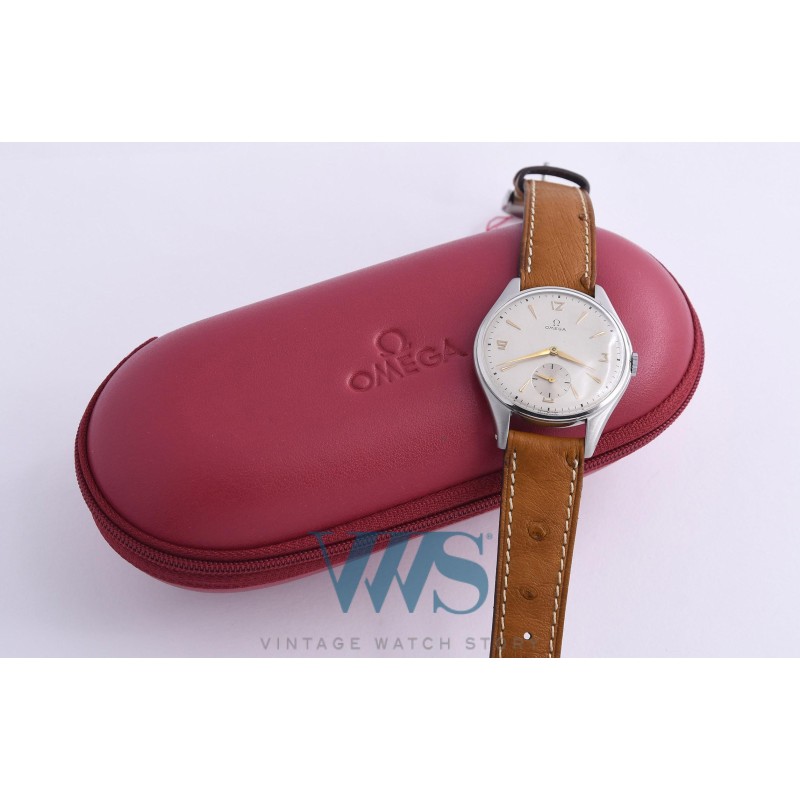 OMEGA (Classic Big Pan 38 - Petite seconde "Index Or" / ref. 2505-30), vers 1947