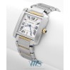 CARTIER (Tank Française Grand Modèle - Or & Acier Automatique / ref. 2302), vers 2000
